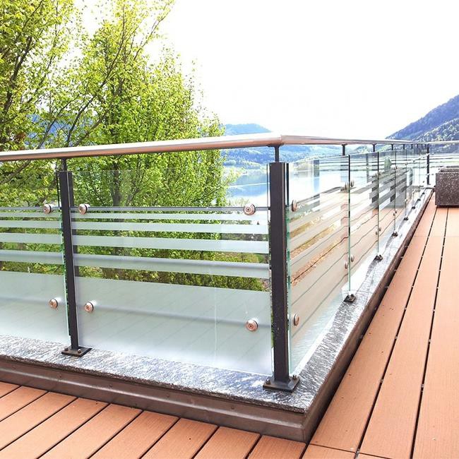 Steel railing with glass for balcony China
